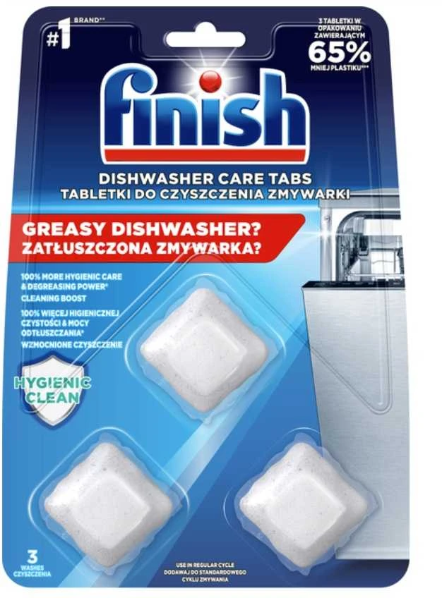 Indaplovės valymo priemonė FINISH, 3 tabletės