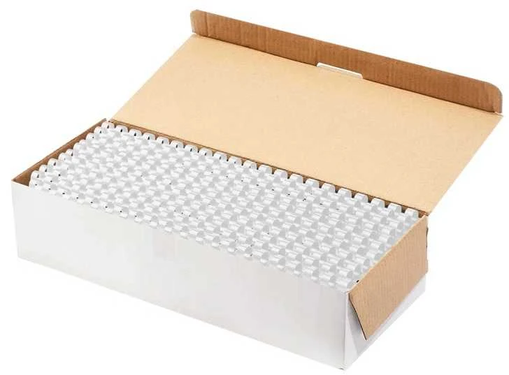Įrišimo spiralės FOROFIS, 12mm, plastikinės, 100 vnt., baltos sp.