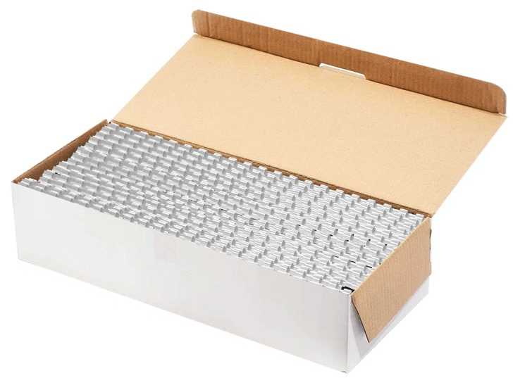 Įrišimo spiralės FOROFIS, 6mm, plastikinės, 100 vnt., baltos sp.