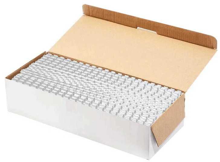 Įrišimo spiralės FOROFIS, 8mm, plastikinės, 100 vnt., baltos sp.