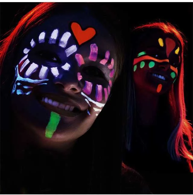 Dažai veidui CARIOCA Mask Up Neon, 6 spalvos