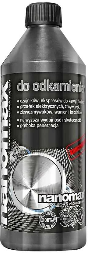 Kalkių nuosėdų šalinimo skystis NANOMAX Pro, 1 L