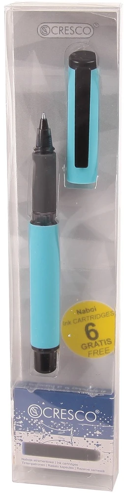 Kapsulinis rašiklis GO PEN SOFT, Cresco, D+K, įvairių sp. + 6 kapsulės