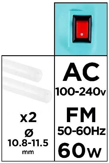 Karštų klijų pistoletas MP, 60W, 11mm