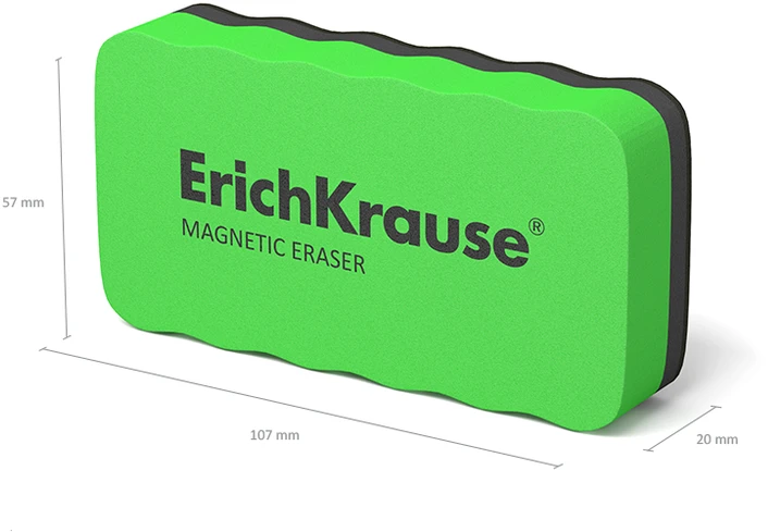 Kempinė magnetinei lentai, ErichKrause, 107x57mm, su magnetu