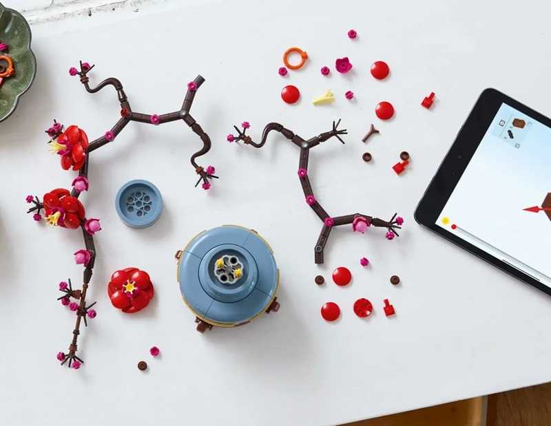 Konstruktorius PLUM BLOSSOM, Botanical, 327 detalės