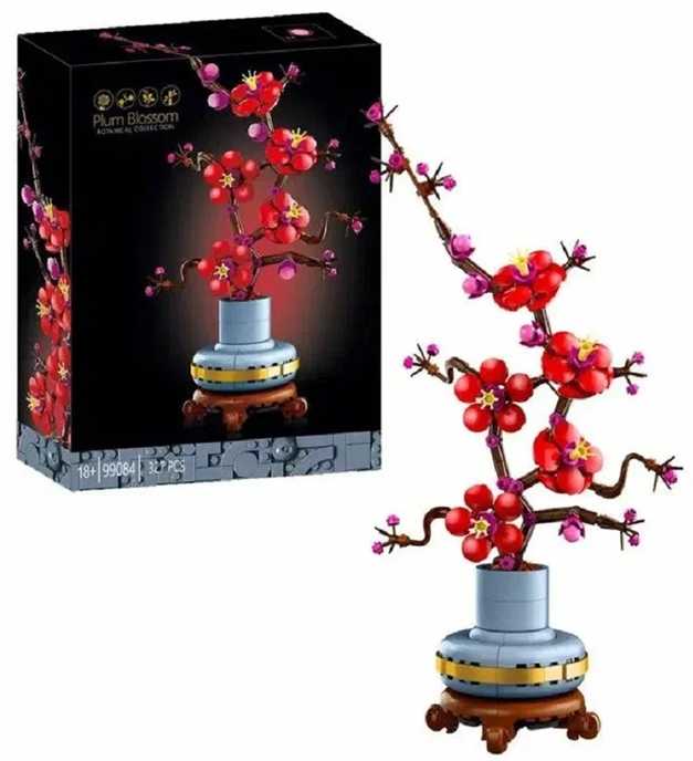 Konstruktorius PLUM BLOSSOM, Botanical, 327 detalės