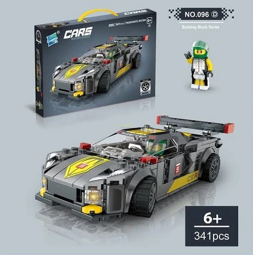 Konstruktorius ZUANMA Cars Building Blocks 096, 341 detalė