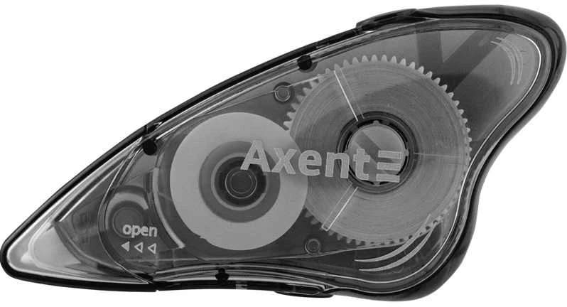 Korekcinė juostelė AXENT, 5mm x 8m, juodos sp. korpusas