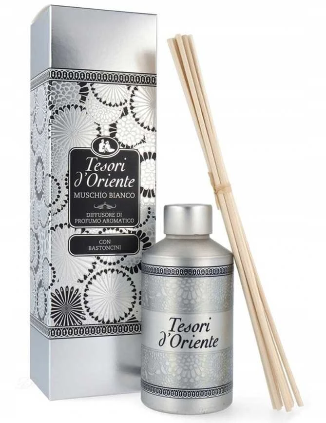 Kvapiosios lazdelės TESORI d'Oriente Muschio Bianco, 200 ml