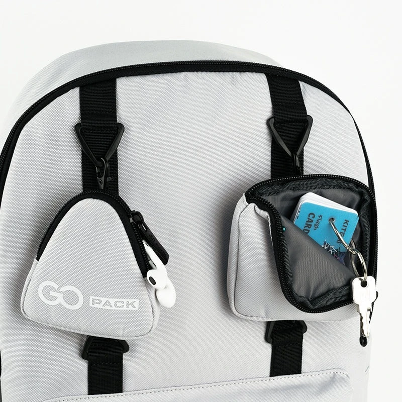Laisvalaikio kuprinė TEENS, GoPack, 19 L, 720 g, pilkos sp.