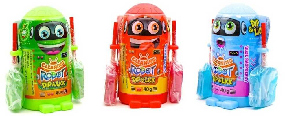 Ledinukai su rūgščiais milteliais JOHNY BEE Cleaning Robot, 40 g