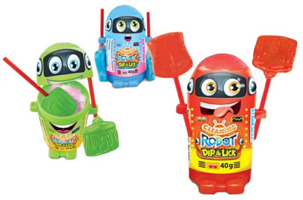 Ledinukai su rūgščiais milteliais JOHNY BEE Cleaning Robot, 40 g