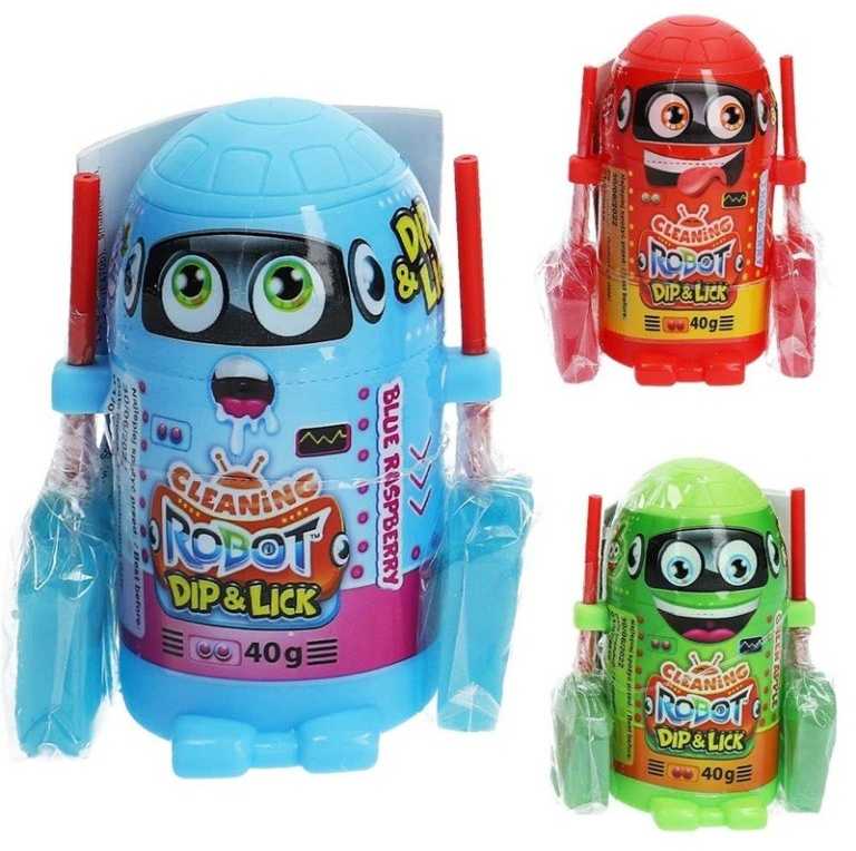 Ledinukai su rūgščiais milteliais JOHNY BEE Cleaning Robot, 40 g
