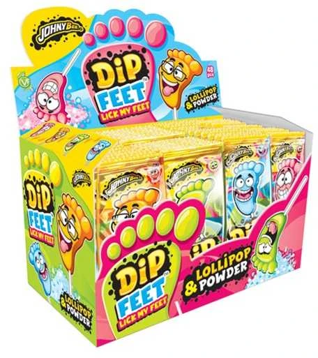Ledinukas su rūgščiais milteliais JOHNY BEE Dip Feet, 9 g