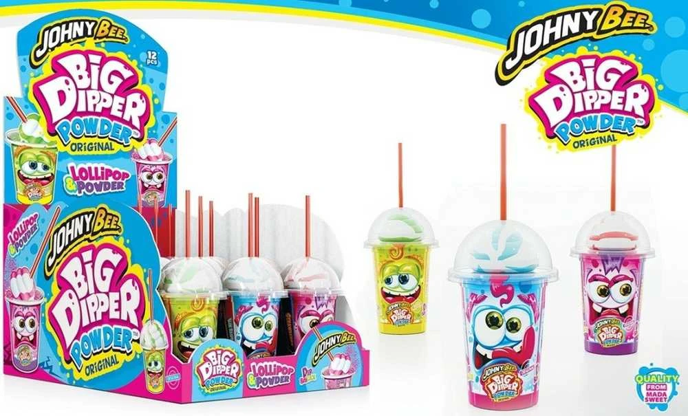 Ledinukas su rūgščiais milteliais JOHNY BEE Big Dipper Powder, 47 g