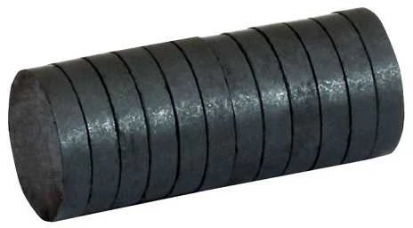 Magnetai, Grand, 20x4mm, juodos sp., 12 vnt.
