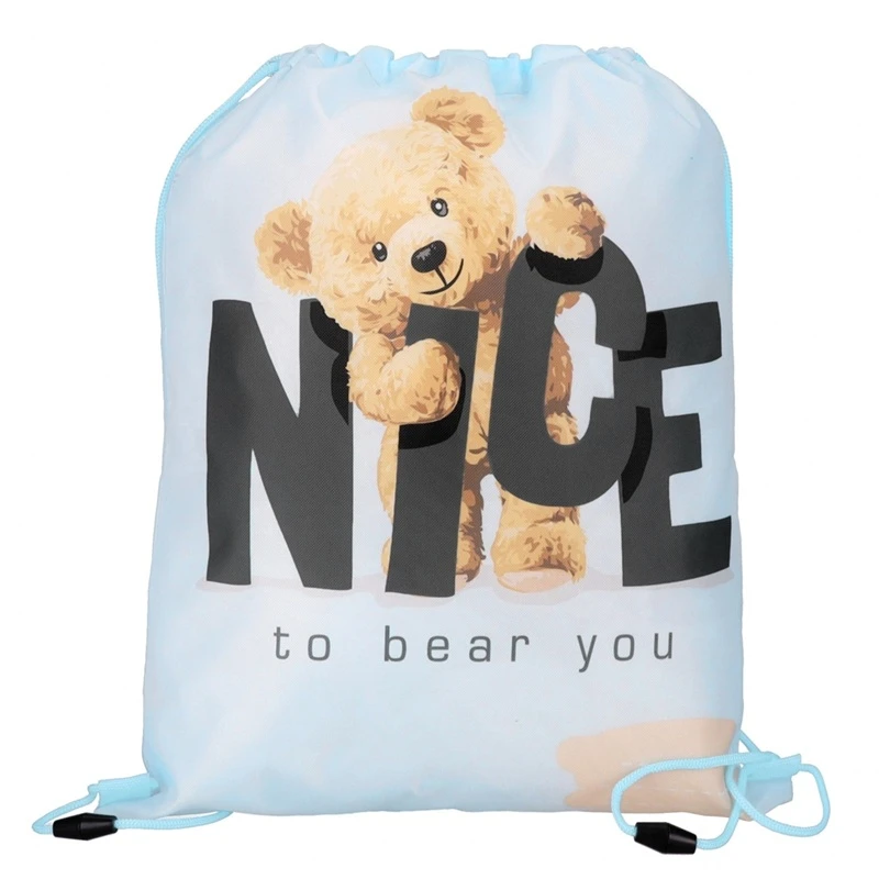 Maišelis sportinei aprangai NICE TO BEAR YOU, Starpak, 330x390 mm
