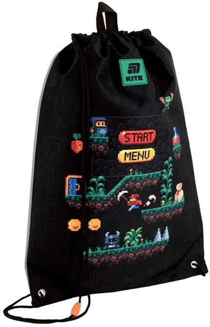 Maišelis sportinei aprangai PIXEL GAME, Kite, 460x330mm