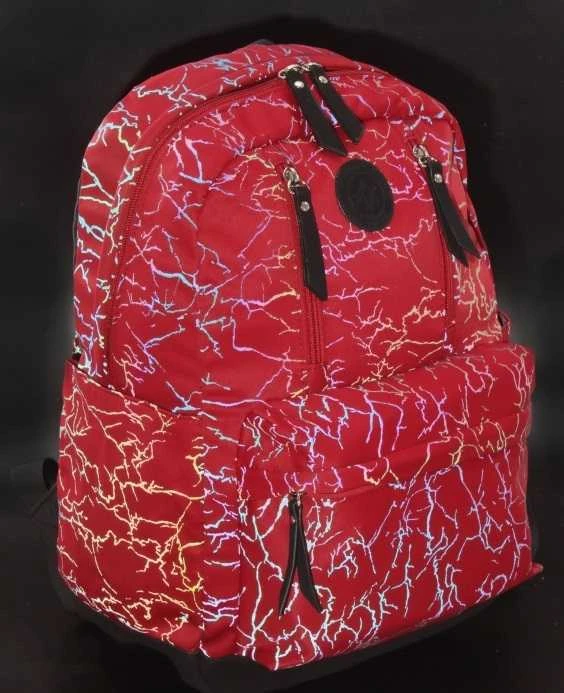 Mokyklinė kuprinė FASHION, Cabinet, su skyriumi 15" kompiuteriui, 380x280x150mm, raudonos sp.