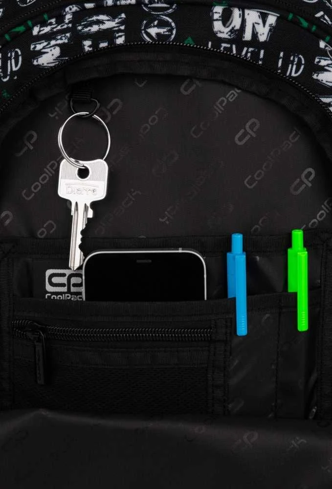 Cool Pack Mokyklinė kuprinė Game On, CoolPack, 3-jų skyrių, 29 L
