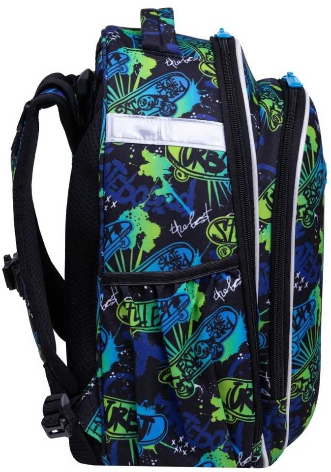 Cool Pack Mokyklinė kuprinė SKATE NIGHT, CoolPack, 16 L
