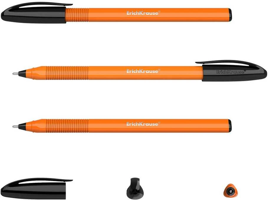Orange Ultra glide tušinukas U-108 Oranžinis STICK, ErichKrause, 0.7mm, juodos sp.