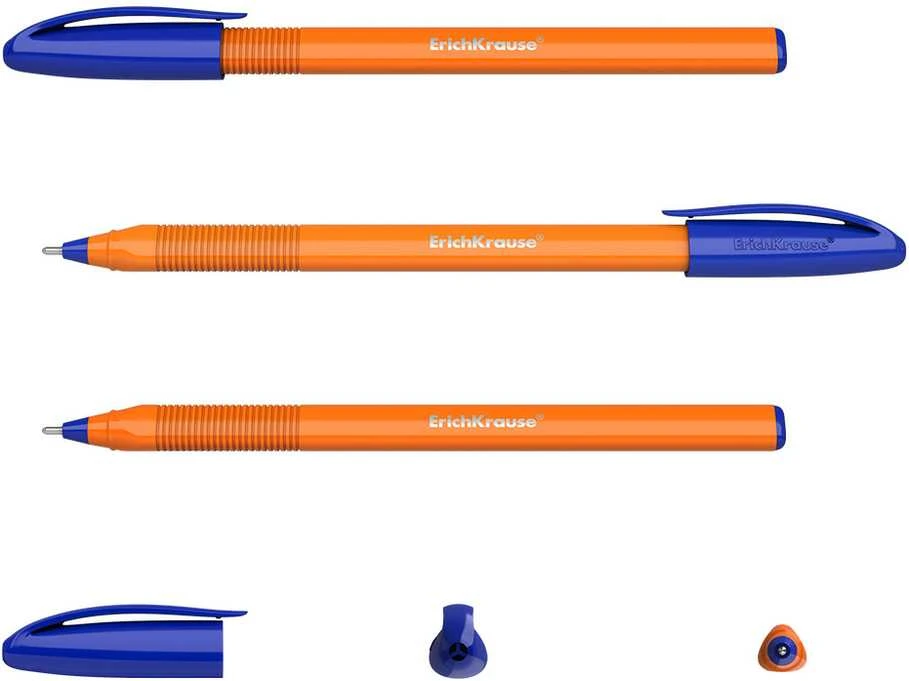 Orange Ultra glide tušinukas U-108 Oranžinis STICK, ErichKrause, 0.7mm, mėlynos sp.