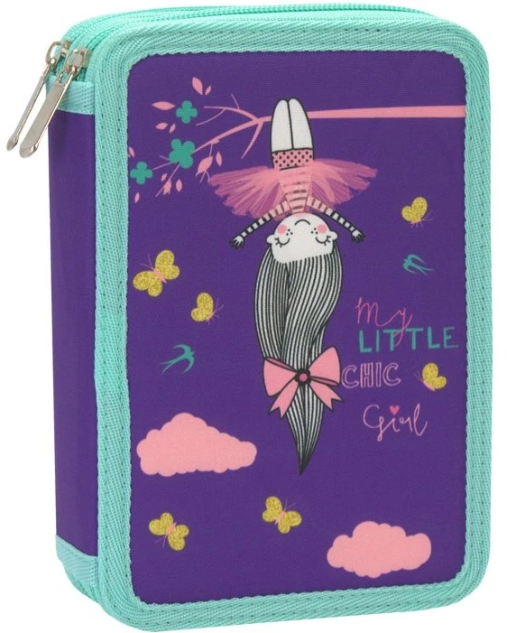 Penalas PET SHOP, CoolForSchool, 205x140x45 mm, su 2-iem atverčiamais skyriais