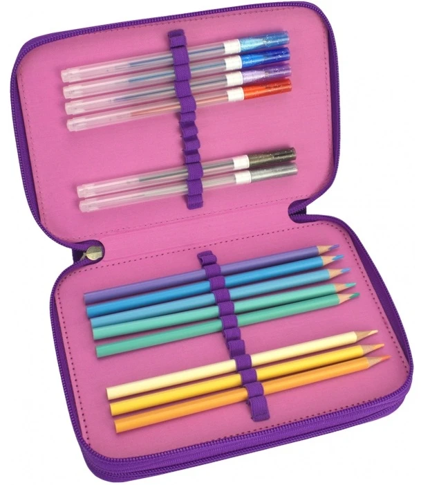 Penalas PET SHOP, CoolForSchool, 205x140x45 mm, su 2-iem atverčiamais skyriais