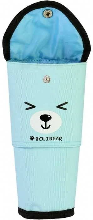Penalas-pieštukinė BOLIBEAR, CoolForSchool, 210x120x70 mm, šv.mėlynos sp.