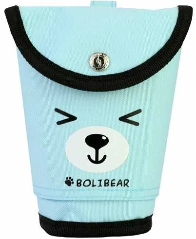 Penalas-pieštukinė BOLIBEAR, CoolForSchool, 210x120x70 mm, šv.mėlynos sp.