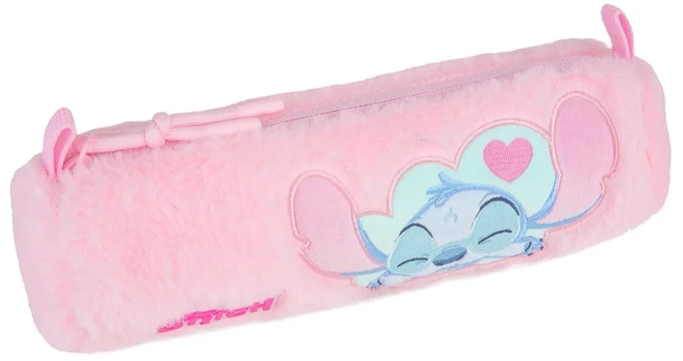 Cool Pack Penalas STITCH DISNEY FLUFFY, CoolPack, 210x70x60mm, rožinės sp.