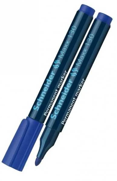 Žymeklis permanentinis Schneider Maxx 130, 1-3 mm, apvali galvutė, mėlynas 1213-020