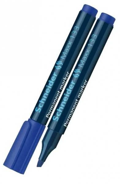 Schneder Žymeklis permanentinis Schneider Maxx 133, 1-4 mm, kirsta galvutė, mėlynas 1213-024