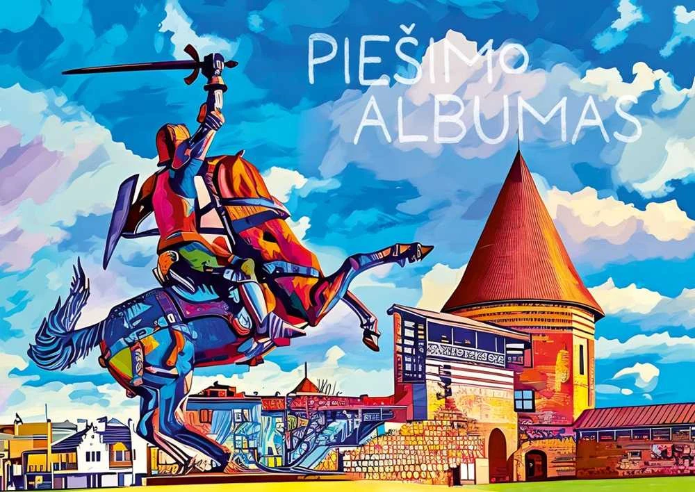 Piešimo albumas, A4, 20 lapų, 120 gsm