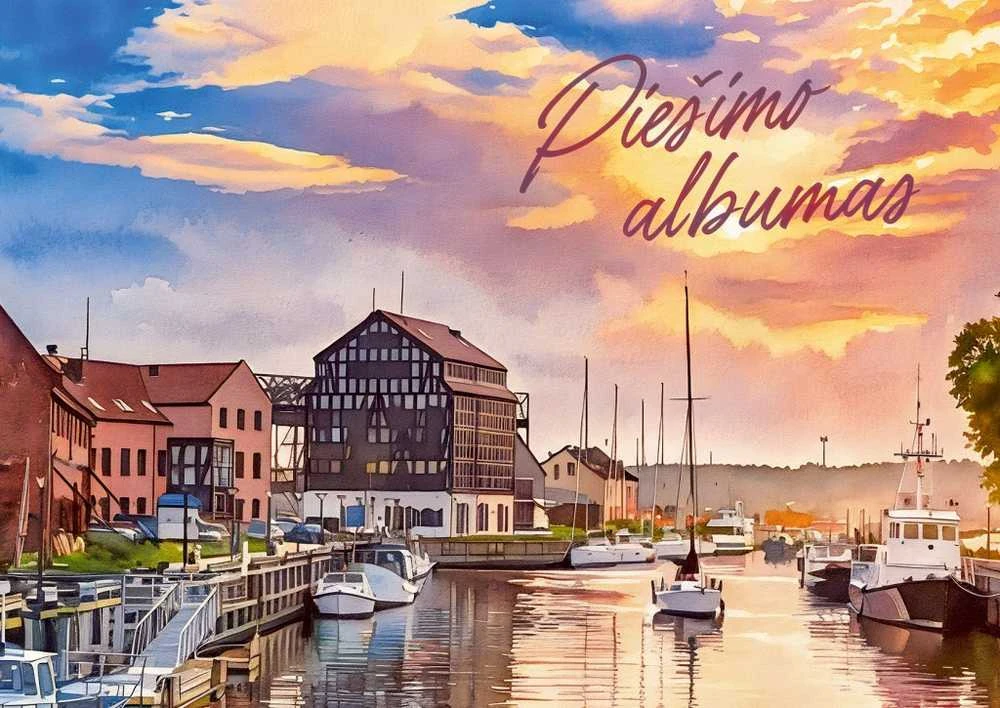 Piešimo albumas, A4, 20 lapų, 120 gsm
