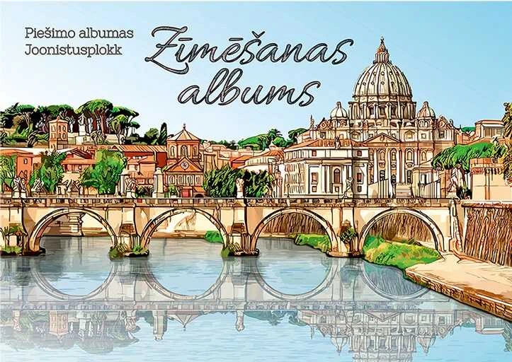 Piešimo albumas, A4, 25 lapai, 120gsm