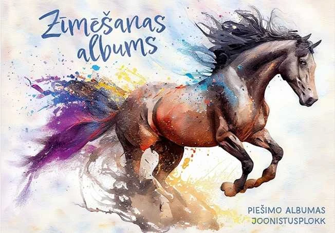 Piešimo albumas, A4, 30 lapų, 120 gsm