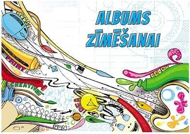 Piešimo albumas, A4, 30 lapų, 120 gsm