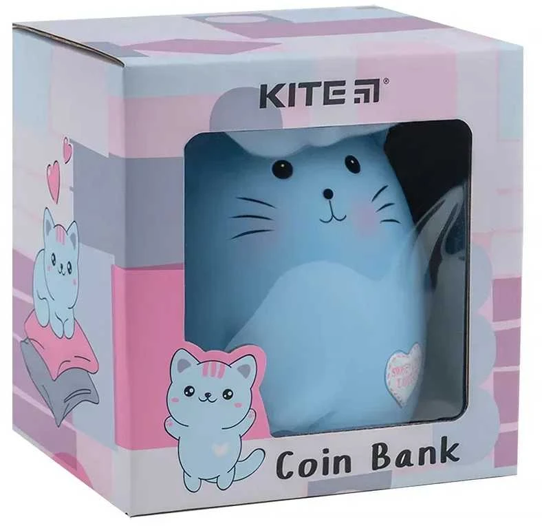 Pinigų taupyklė CAT, Kite, mėlynos spalvos