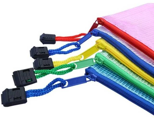 Plastikinis vokas su užtrauktuku AXENT, B5, 180mkr, permatomas, 4 sp.