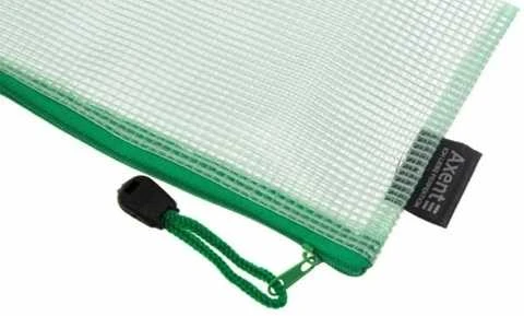 Plastikinis vokas su užtrauktuku AXENT, DL, 180mkr, permatomas, 4 sp.