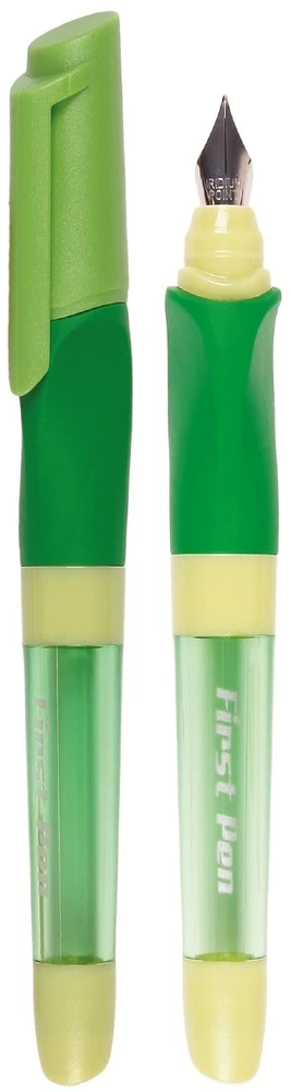 Plunksnakotis FIRST PEN, Cresco, M storio iridžio plunksna, D+K, žalios sp. korpusas