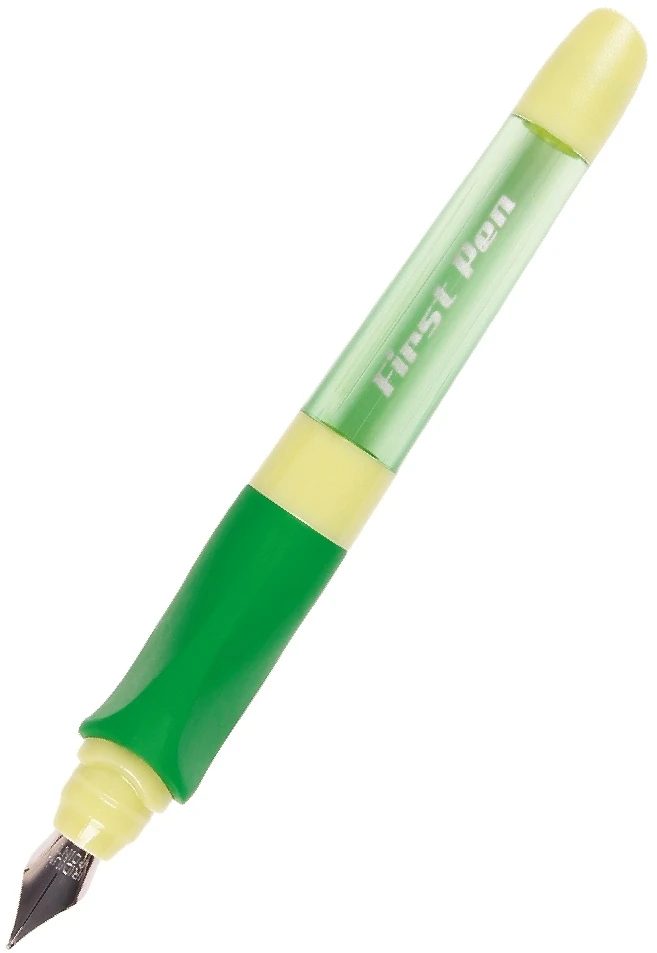Plunksnakotis FIRST PEN, Cresco, M storio iridžio plunksna, D+K, žalios sp. korpusas