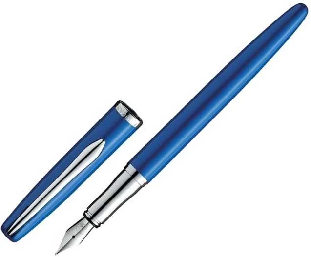 Plunksnakotis JAZZ NOBLE, Pelikan, mėlynos sp. metalinis korpusas, dovanų dėžutėje