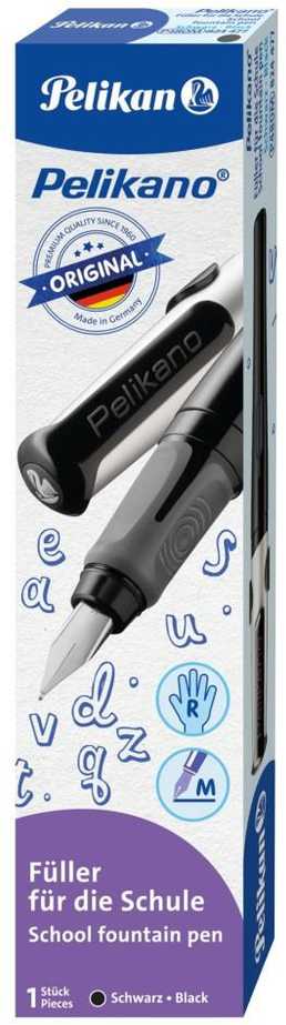 Plunksnakotis PELIKANO Original, Pelikan, M storio iridžio plunksna, juodos sp., dėžutėje