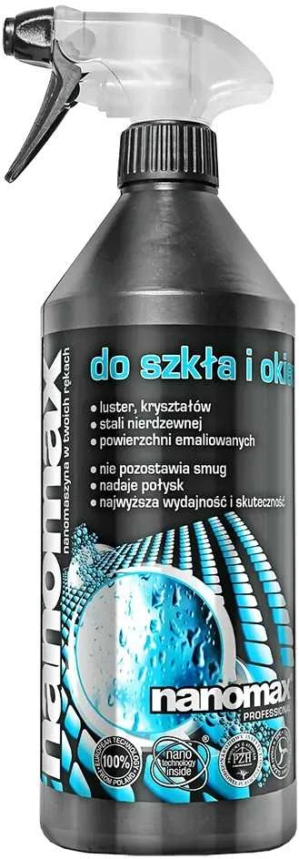 Purškiamas langų ir stiklo valiklis NANOMAX Pro, 1 L