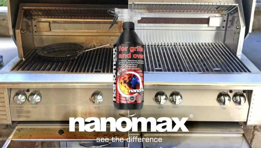 Purškiamas orkaičių, židinių ir grilių valiklis NANOMAX Pro, 1 L
