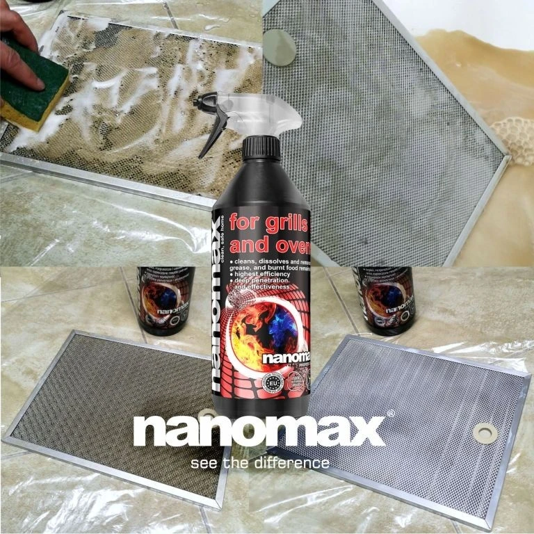 Purškiamas orkaičių, židinių ir grilių valiklis NANOMAX PRO, 500 ml